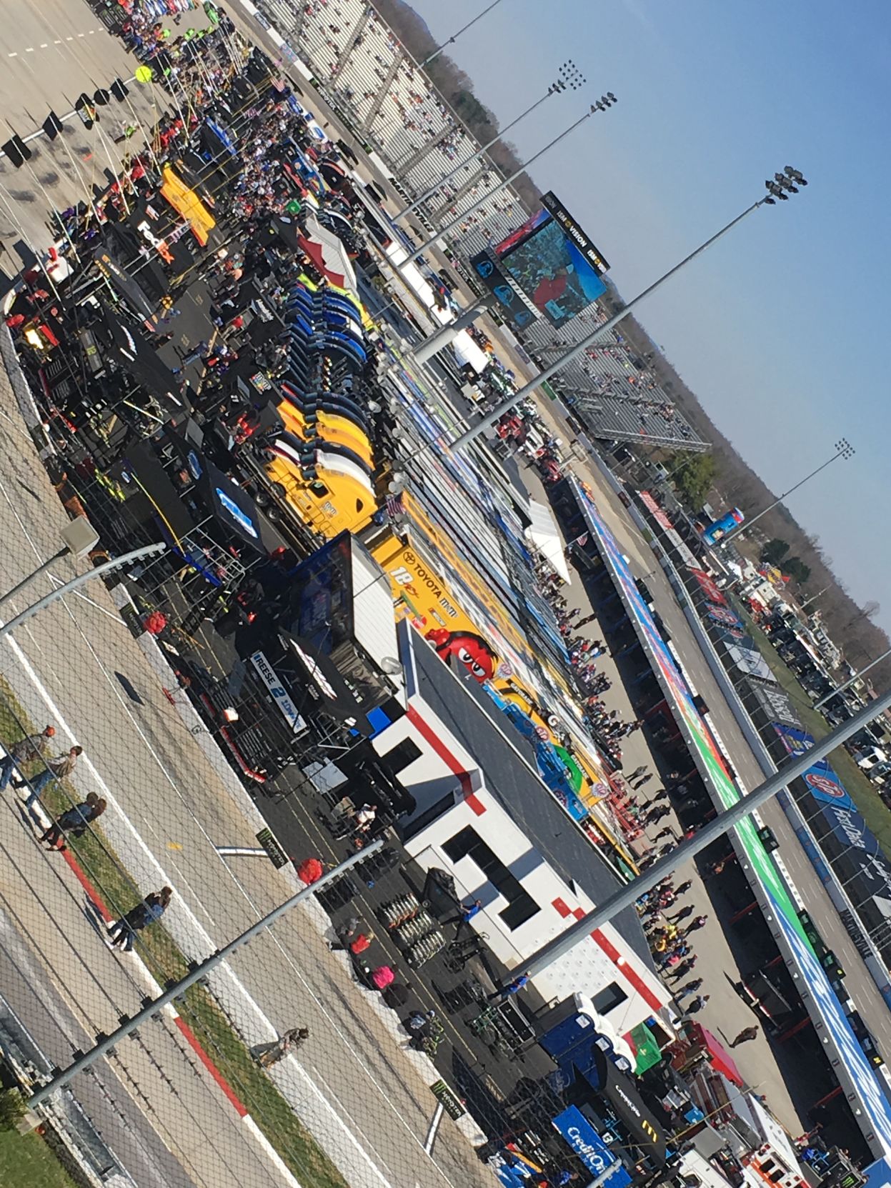 STP 500 Haulers lined up